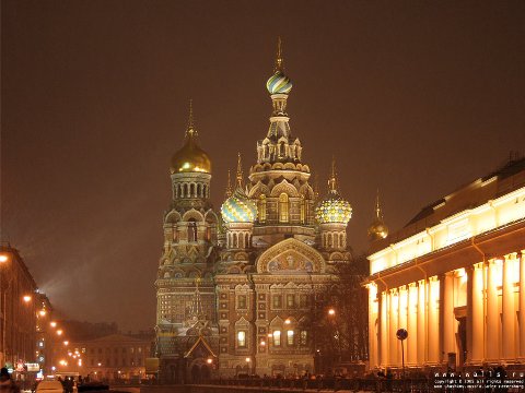 Спас-на-Крови. Сумерки. Петербург