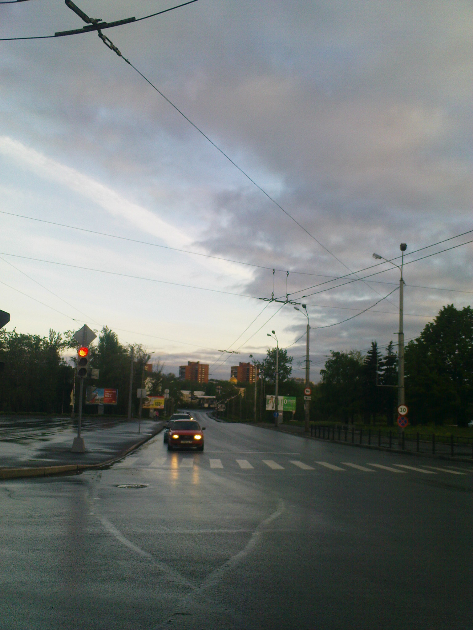 Вид на улицу Правды. Петрозаводск. Июнь 2010 года. Фото: А.Хохлов