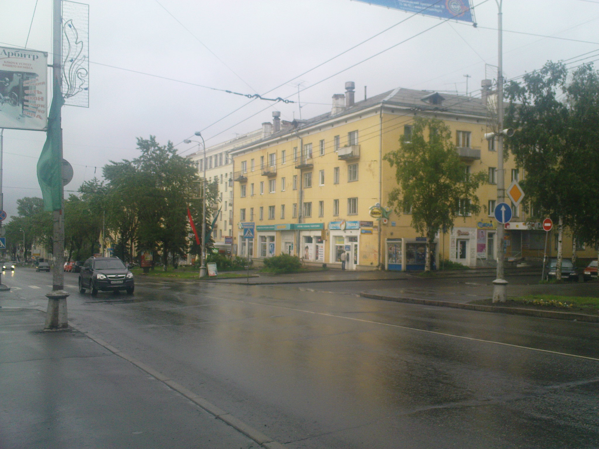 Проспект Ленина. Петрозаводск. Июнь 2010 года. Фото: А.Хохлов